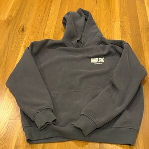 White fox grey Hoodie